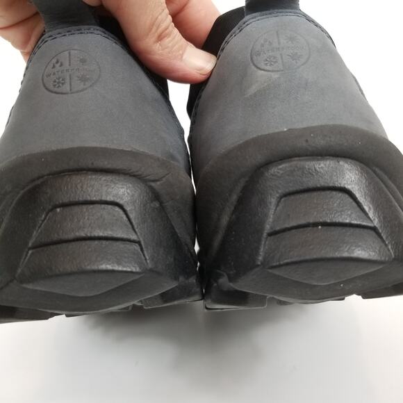 Lands' End Women's Black Gray Duck Shoes Size 7 - Picture 5 of 7